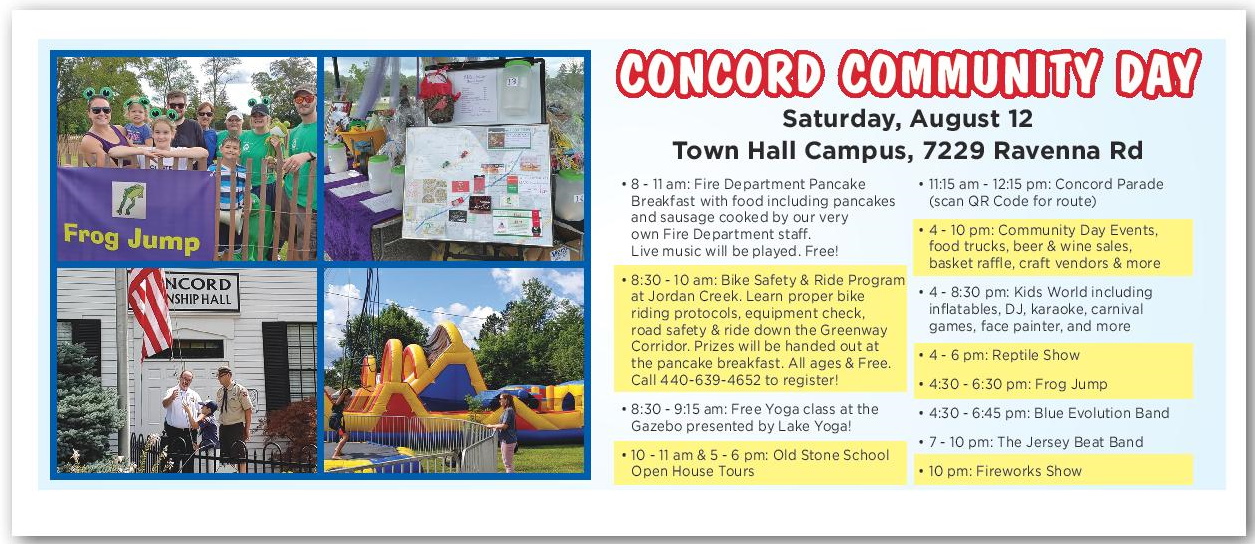 The Concord Township Recreation Department Community Day